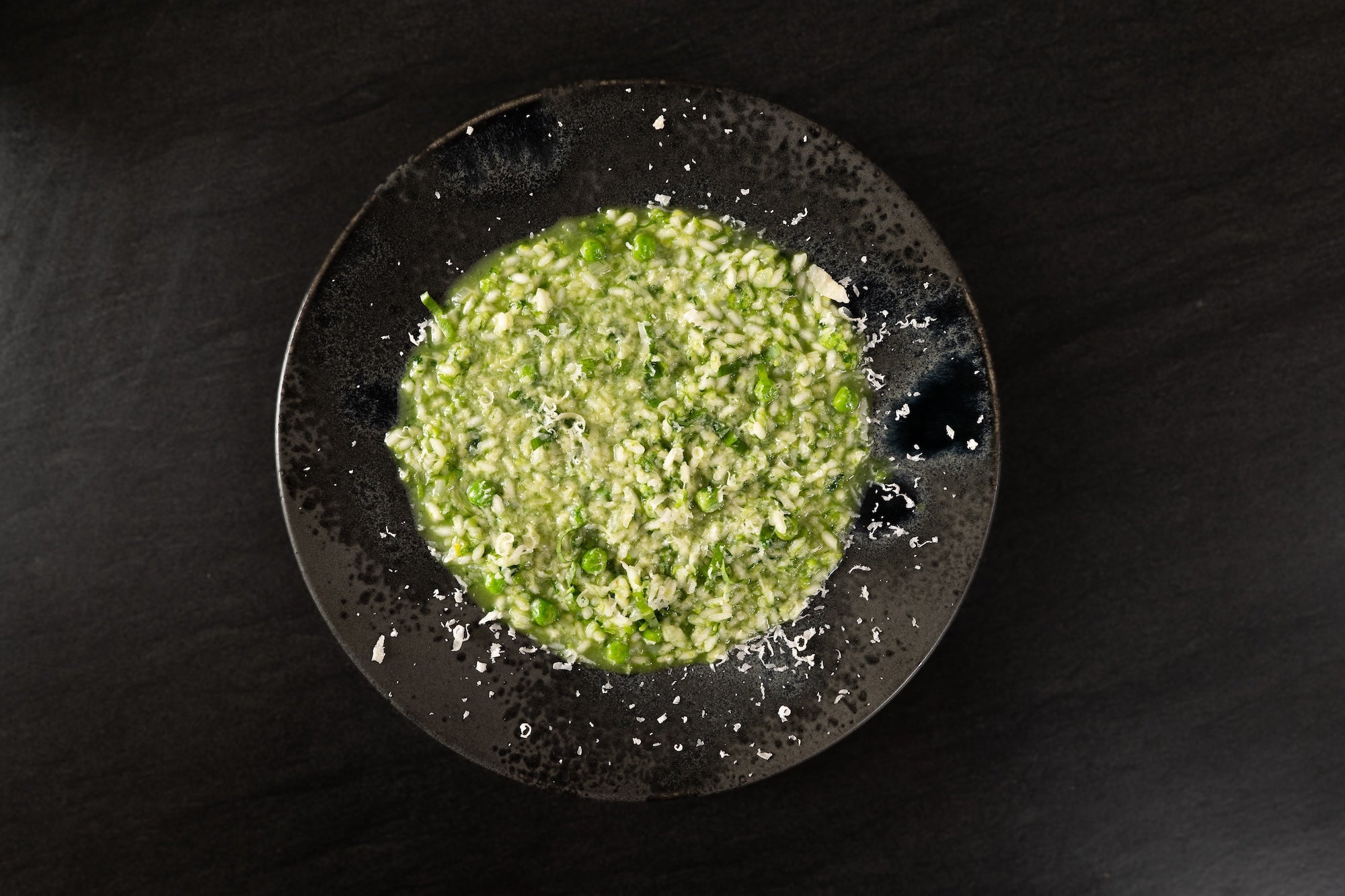 Christian Puglisi: Risotto with Wild Garlic and Peas